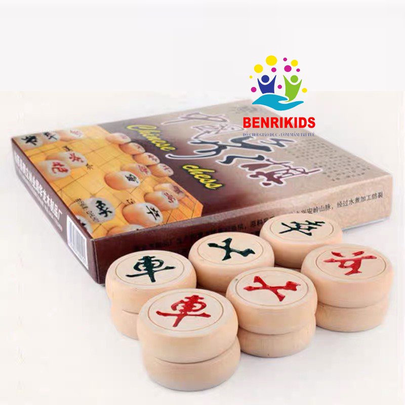 Bộ Cờ Tướng Cao Cấp Trung Hoa Siêu Bền Siêu Đẹp Đập To Cực Sướng Tay Quân Cờ Sắc Nét Vô Cùng Tặng Bàn Cờ