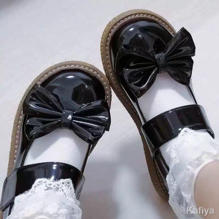 Nhật Bản Mori nữ sinh viên nữ mới Lolita mềm mại retro đầu tròn JK đồng phục đại học phong cách giày da nhỏ giày đơn của
