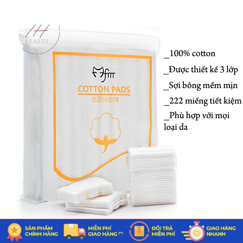 Bông Tẩy Trang Cotton Pad 222 Miếng