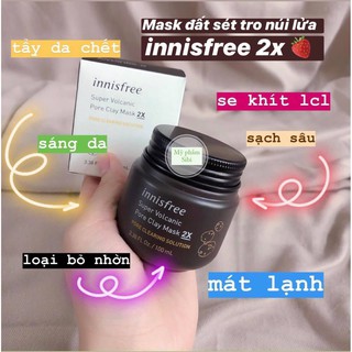 MẶT NẠ ĐẤT SET INNISFREE 2X