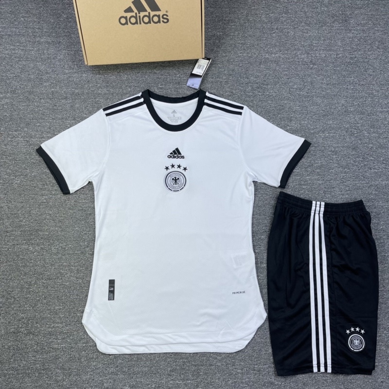 Quần áo đá bóng đá banh đội tuyển Đức 2022 sét bộ vải cao cấp- aobongda999.vn