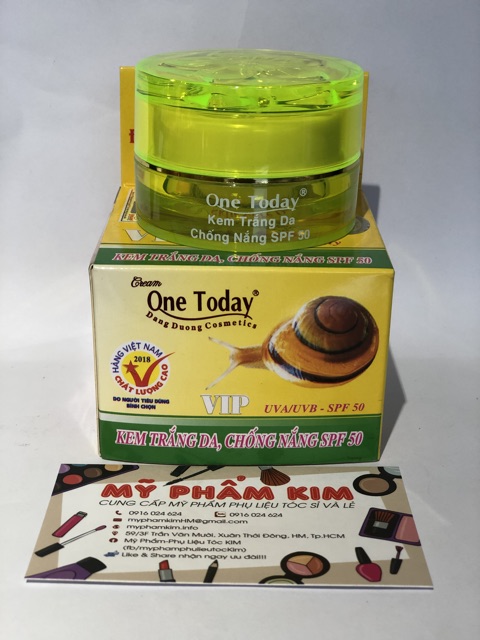 Kem One today Vip 15g dưỡng trắng ngừa lão hoá 15g