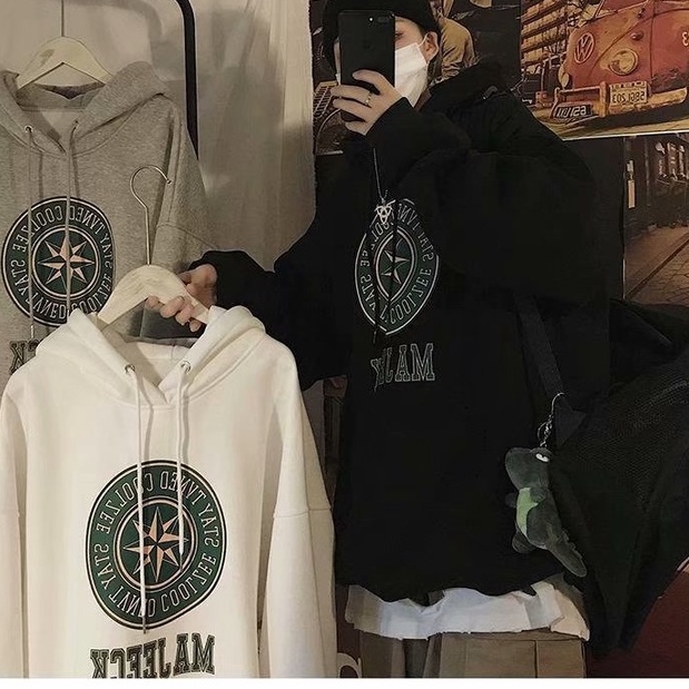 Áo hoodie thiết kế dáng rộng thời trang dành cho nam 2021
