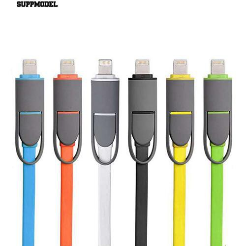 Cáp sạc và truyền dữ liệu 2 trong 1 Micro USB + Lightning cho Samsung/ iPhone