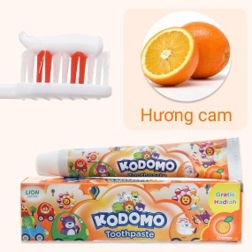 Kem Đánh Răng Trẻ Em Ngăn Ngừa Sâu Răng KODOMO Toothpaste Orange 45g