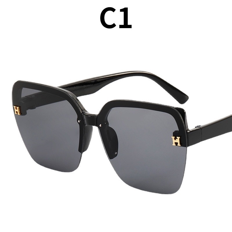 (KIQI-FASHION) COD Kính Mát Chống Tia Uv400 Không Gọng Thời Trang Hàn Quốc Chất Lượng Cao