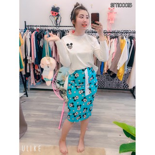 Freeship đơn 150k _ set váy body mickey