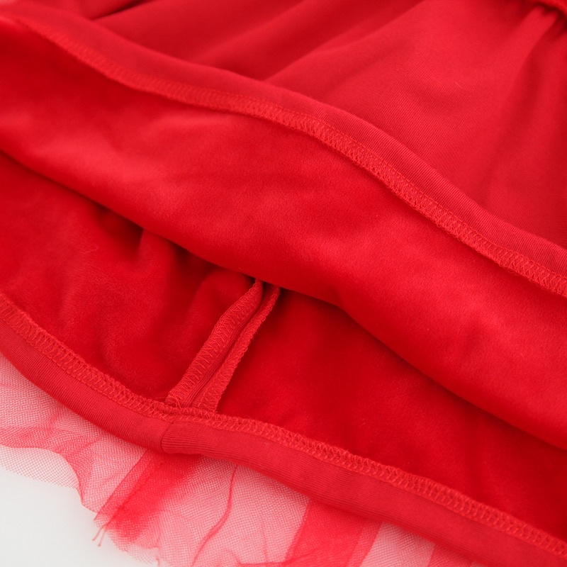 Váy tết lót lông cho bé gái