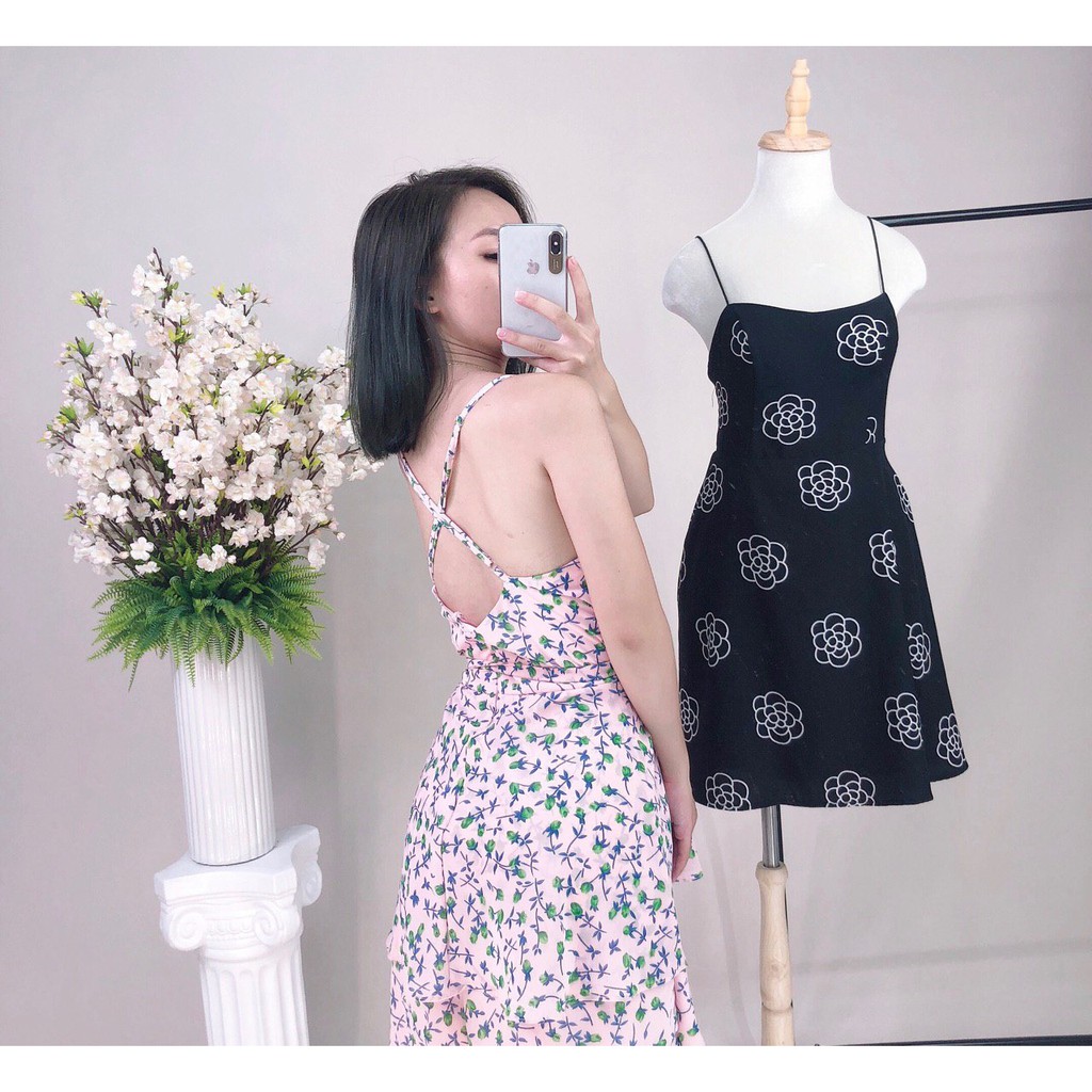 [ẢNH THẬT] Jumpsuit Giả Váy Họa Tiết Hoa Nhí Cực Đẹp