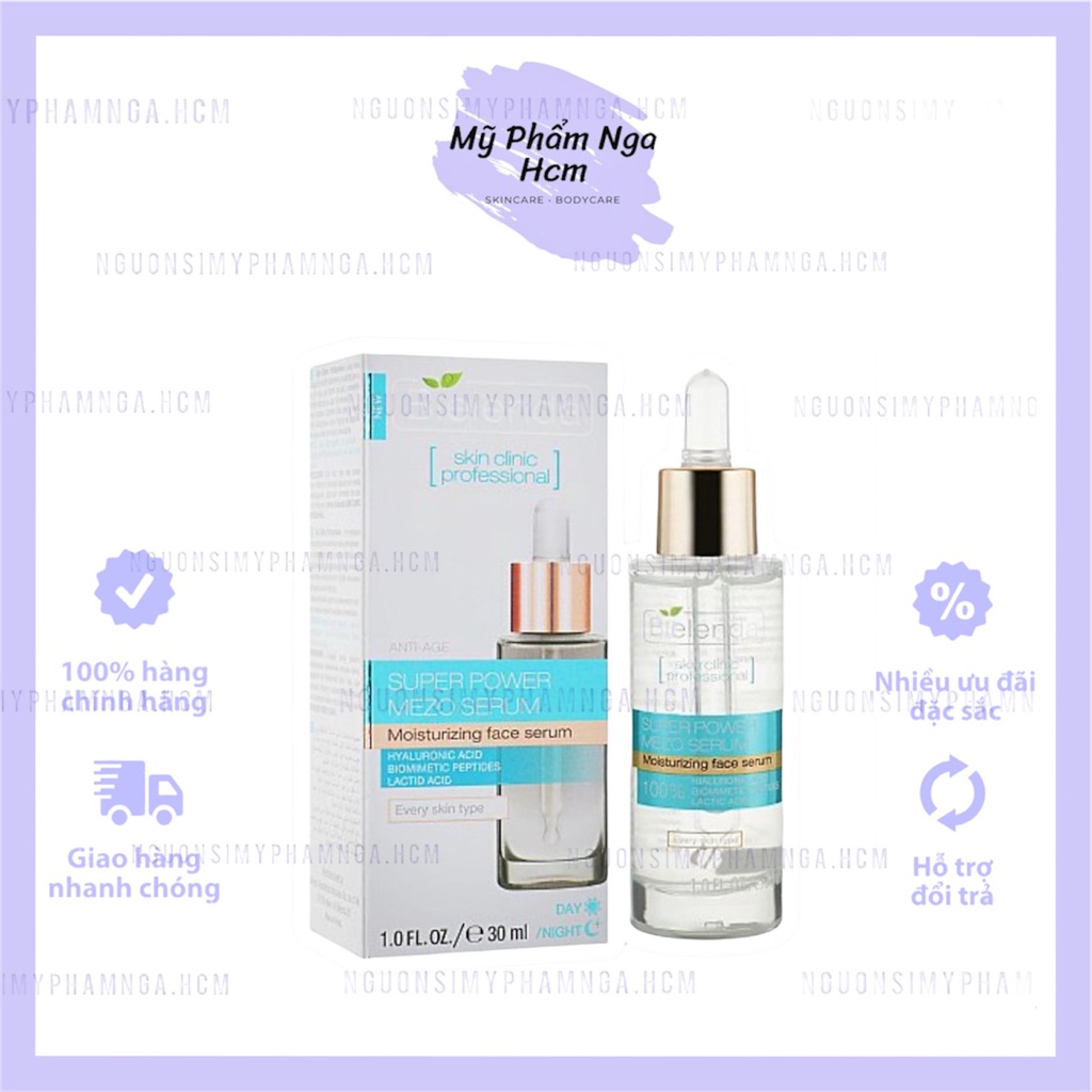 Serum Bielenda xanh dương dành cho da khô, da bị mất nước và da nhạy cảm