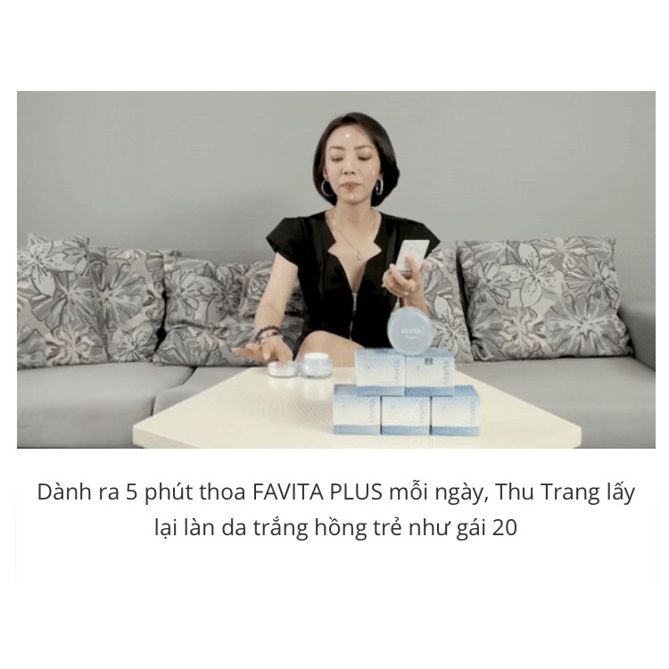 FAVITA PLUS đột phá trẻ hóa làn da chỉ sau vài tuần, loại bỏ nám, tàn nhang, làm mờ nếp nhăn, chống lão hóa da