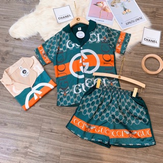 Pijama satin lụa cao cấp Sam