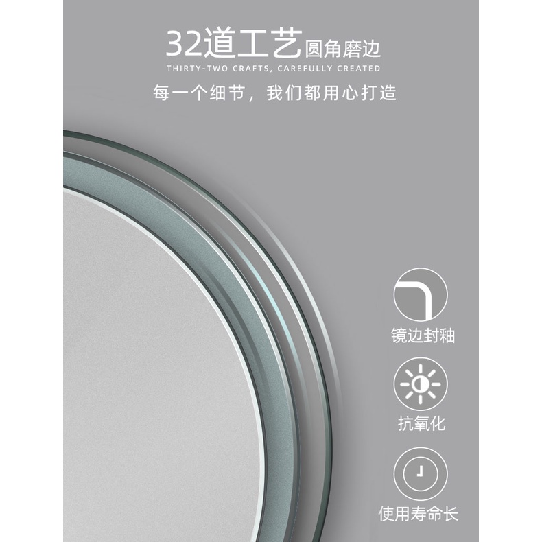 gương soi toàn thân treo tường, gương toàn thân có đèn led cảm ứng hình oval kích thước 40x120cm guonghoangkim HK1010