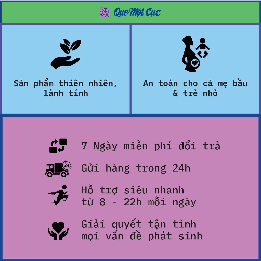 Xịt rửa tay tự nhiên, làm sạch vượt trội, không khô da chai 50ml Quê Một Cục - handmade
