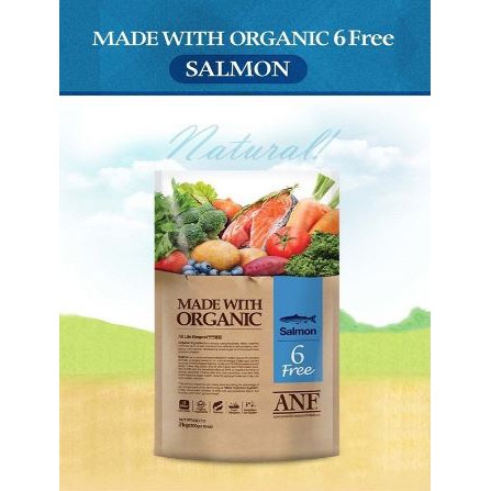 Đồ Ăn Cho Chó - Thực Phẩm Hạt Khô ANF 6 Free Organic Salmon - Vị Cá Hồi - Túi 400g - Thức Ăn Hữu Cơ Cho Chó