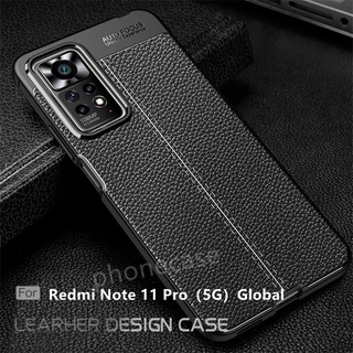 Ốp Điện Thoại Da Viền Silicon Mềm Bảo Vệ Camera Cho Xiaomi Redmi Note 11 Pro 5G Note11 11s