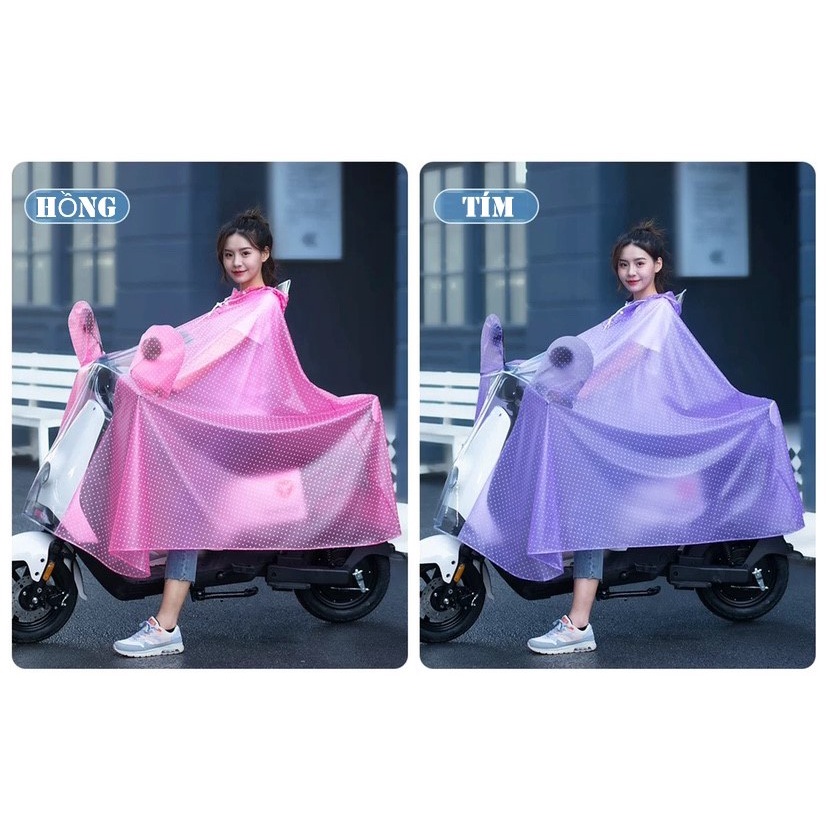 🎈Áo mưa cánh dơi người lớn bao trùm kính xe