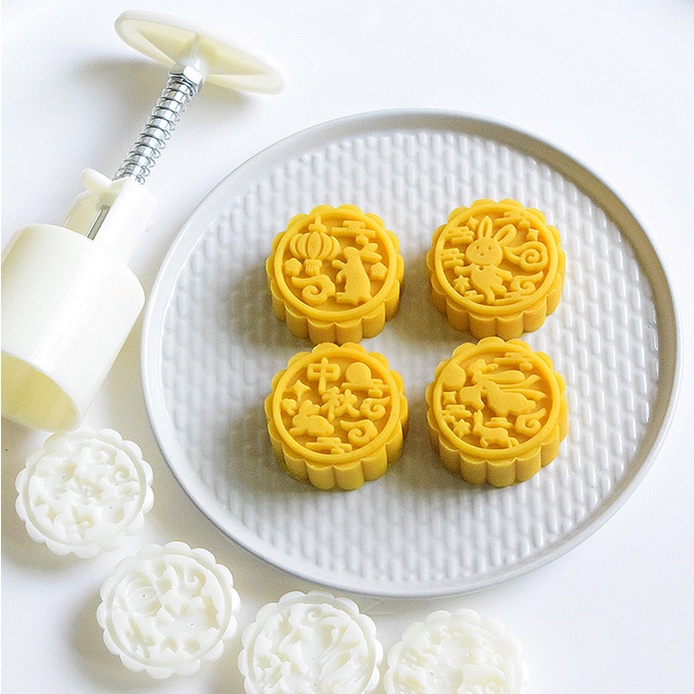 (50 gr) Khuôn Trung Thu thỏ lòng đèn  MÃ C10