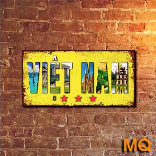 Ablum 50 Mẫu Biển Số Trang Trí Tiệm - Biển Số Xe Trang Trí Quán Cafe Trà Sữa Barber Phong Cách Vingtage