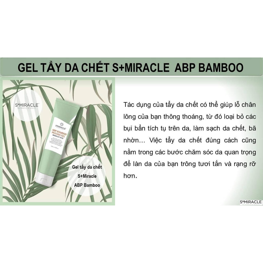 Gel Tẩy Da Chết ABP S+Miracle