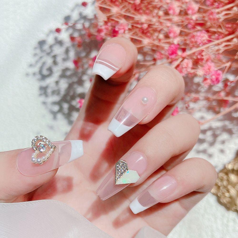 Phụ Kiện Trang Trí Móng Tay Hình Trái Tim Mặt Cười Phong Cách Nhật Bản