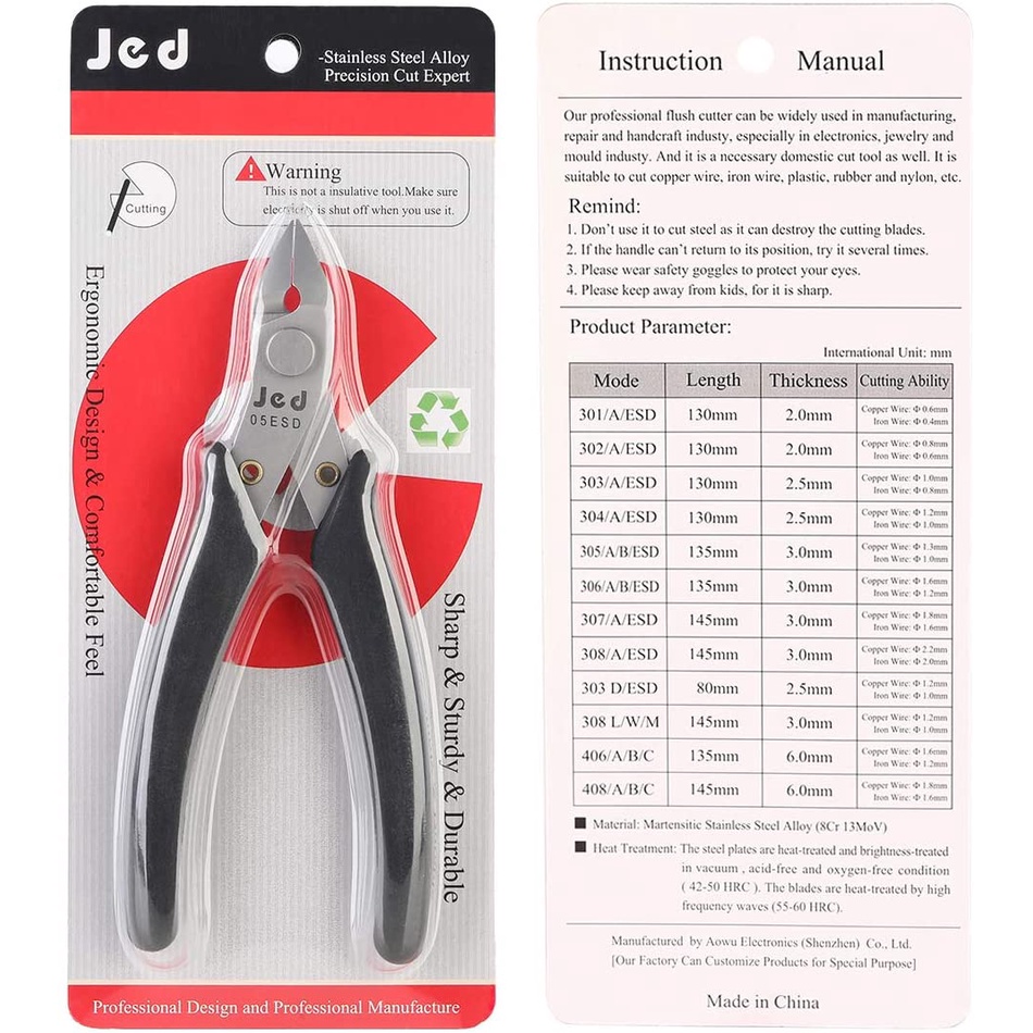 Kìm cắt siu Jed 05esd