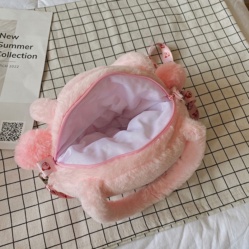 Túi đeo chéo YADOU hình hoạt hình Kirby nhồi bông đáng yêu