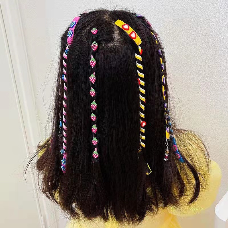 Kẹp tọc phối dây xoăn quań tóc