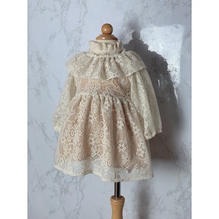 Váy ren cổ tiểu thư Lennco cho bé gái sang chảnh(15-20kg)