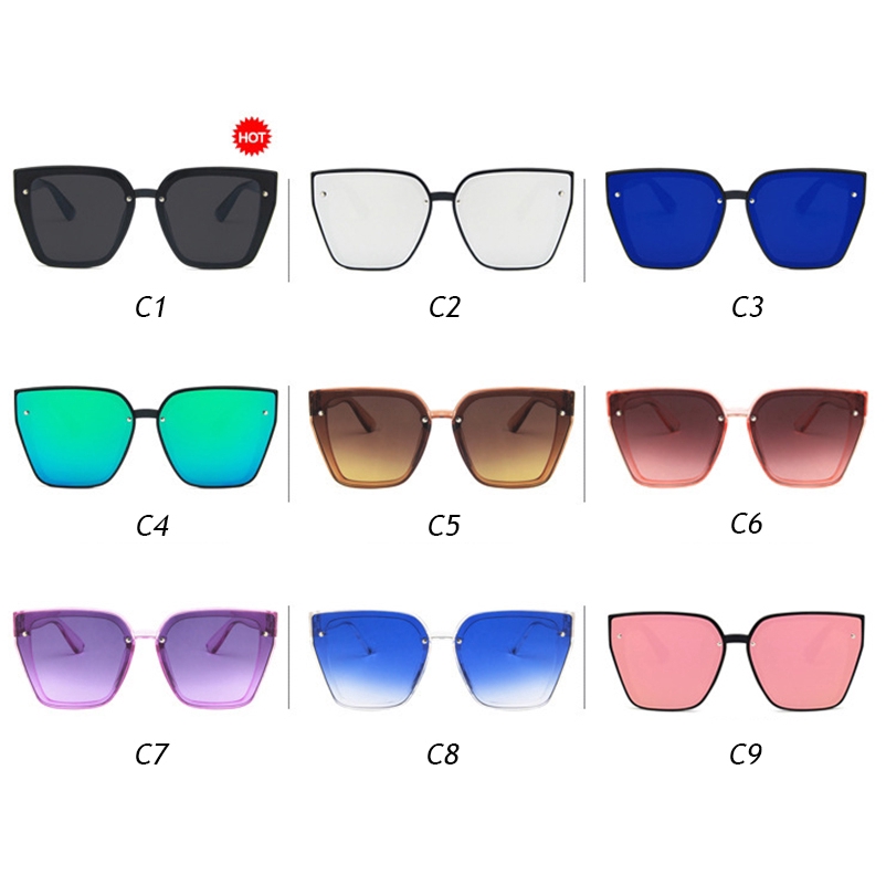 Kính Mát Mắt Mèo Nhiều Màu Thời Trang Hàn Quốc Cho Nữ