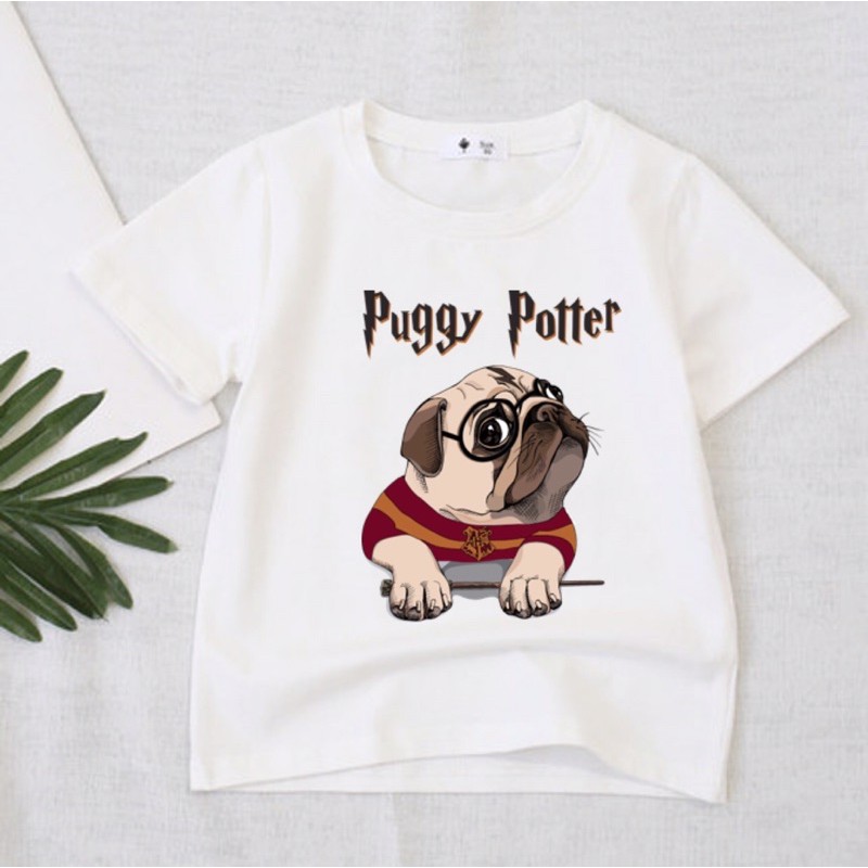 Áo thu bé trai-bé gái,áo thun cotton xịn siêu dễ thương-Puggy