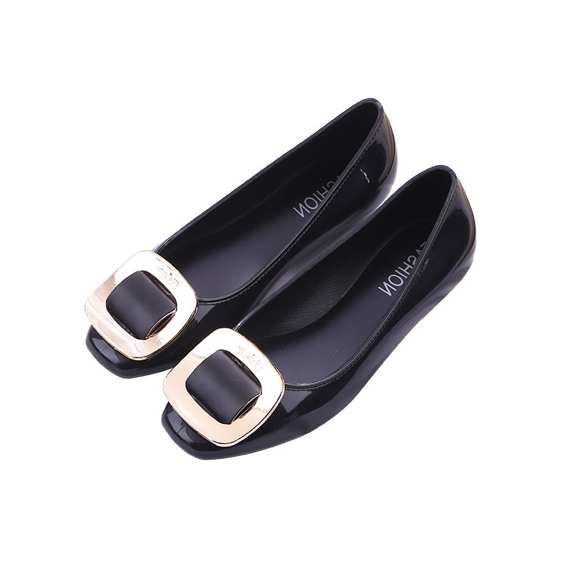 Giày búp bê nhựa đế bệt xinh xắn cho nữ