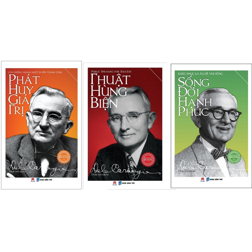 Sách - Combo 3 Cuốn :Phát Huy Gía Trị + Thuật Hùng Biện + Sống Đời Hạnh Phúc