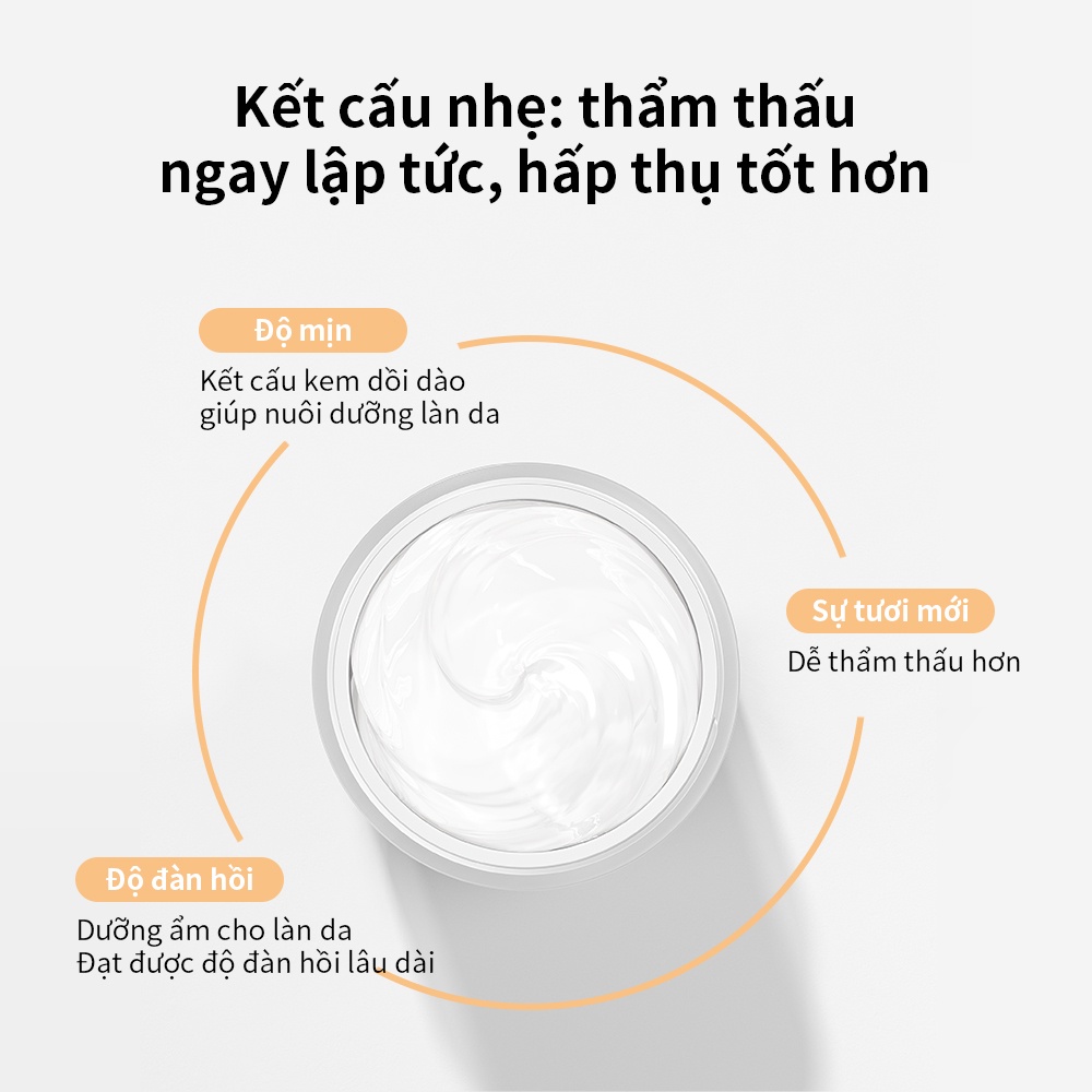Kem dưỡng ẩm Niacinamide LANBENA Dưỡng Ẩm Làm Trắng Và Làm Mờ Vết Thâm Trên Da Làm sáng da Loại bỏ tàn nhang Làm mới 30g