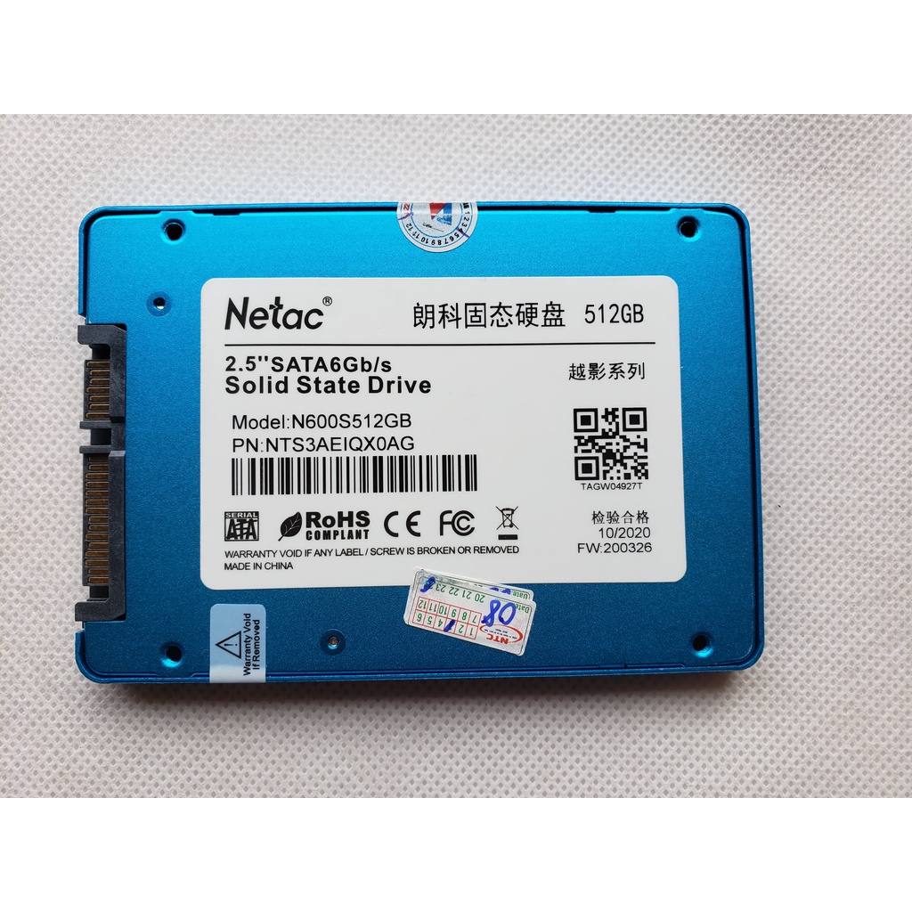 Ổ cứng SSD 512GB Netac chuẩn SATA 3 - Bảo hành 3 Tháng | BigBuy360 - bigbuy360.vn