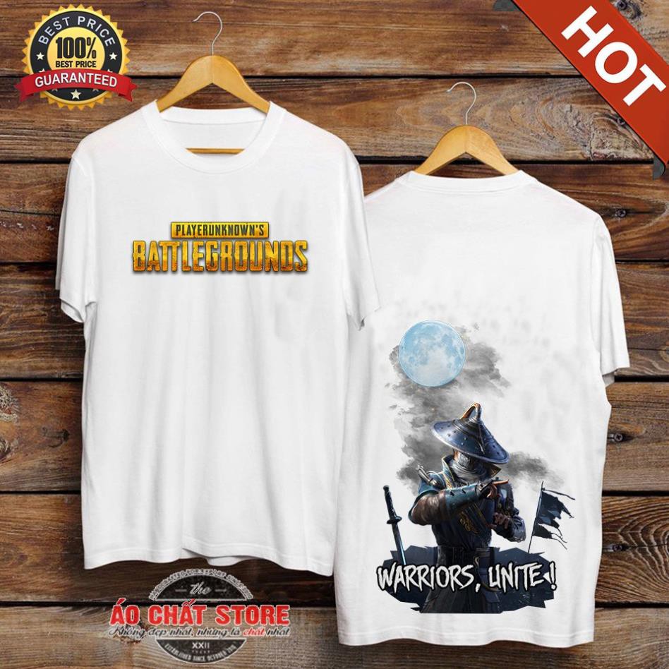 SALE- [SIÊU PHẨM] Áo Thun PUBG WARRIOR UNITE Cực Đẹp | Áo Game PUBG BattleGrounds Mobile Tshirt PUBG