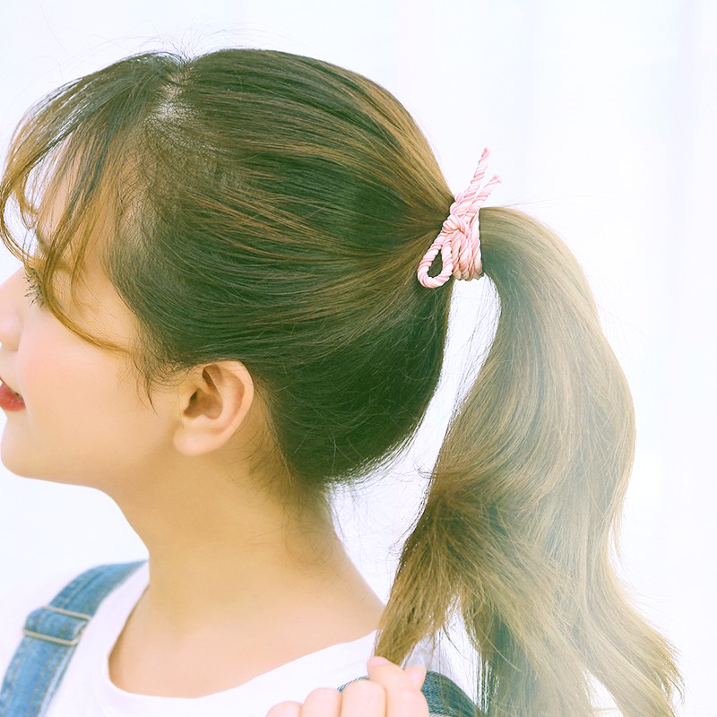 Dây Buộc Tóc Nhiều Lớp Hình Que Kem B445