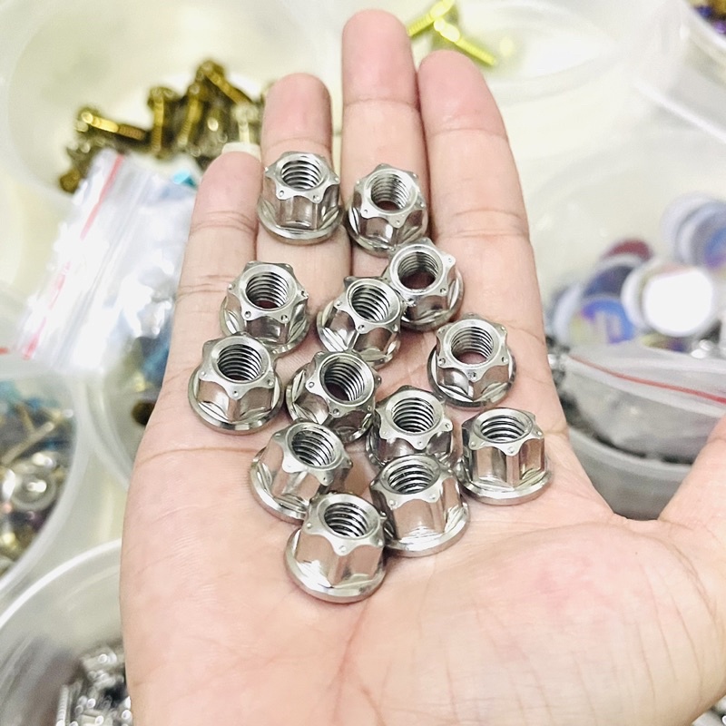 TÁN HỞ inox salaya các loại 6 8 10 12 li siêu sáng đẹp trang trí xe máy