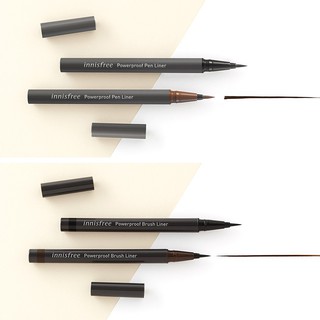 Bút kẻ mắt siêu mảnh không lem không trôi Innisfree Powerproof Brush Liner