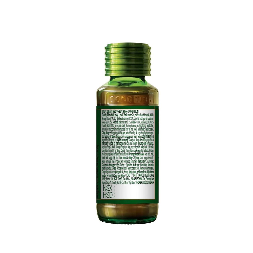 Thực Phẩm Bảo Vệ Sức Khỏe Inno.N Condition Giải Rượu Và Bảo Vệ Gan 75ml