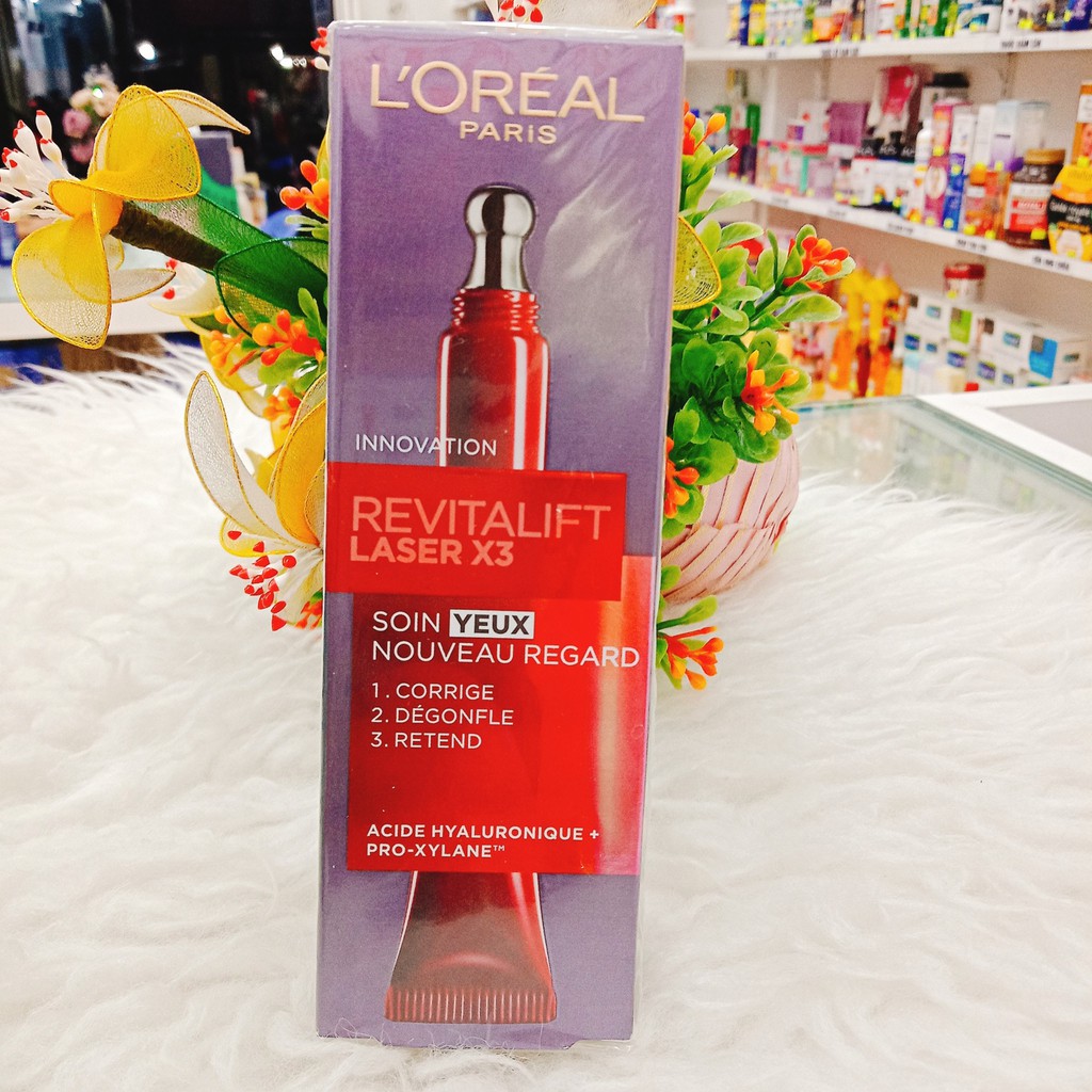 SERUM MẮT LOREAL REVITALIFT LASER X 3 - 15ML