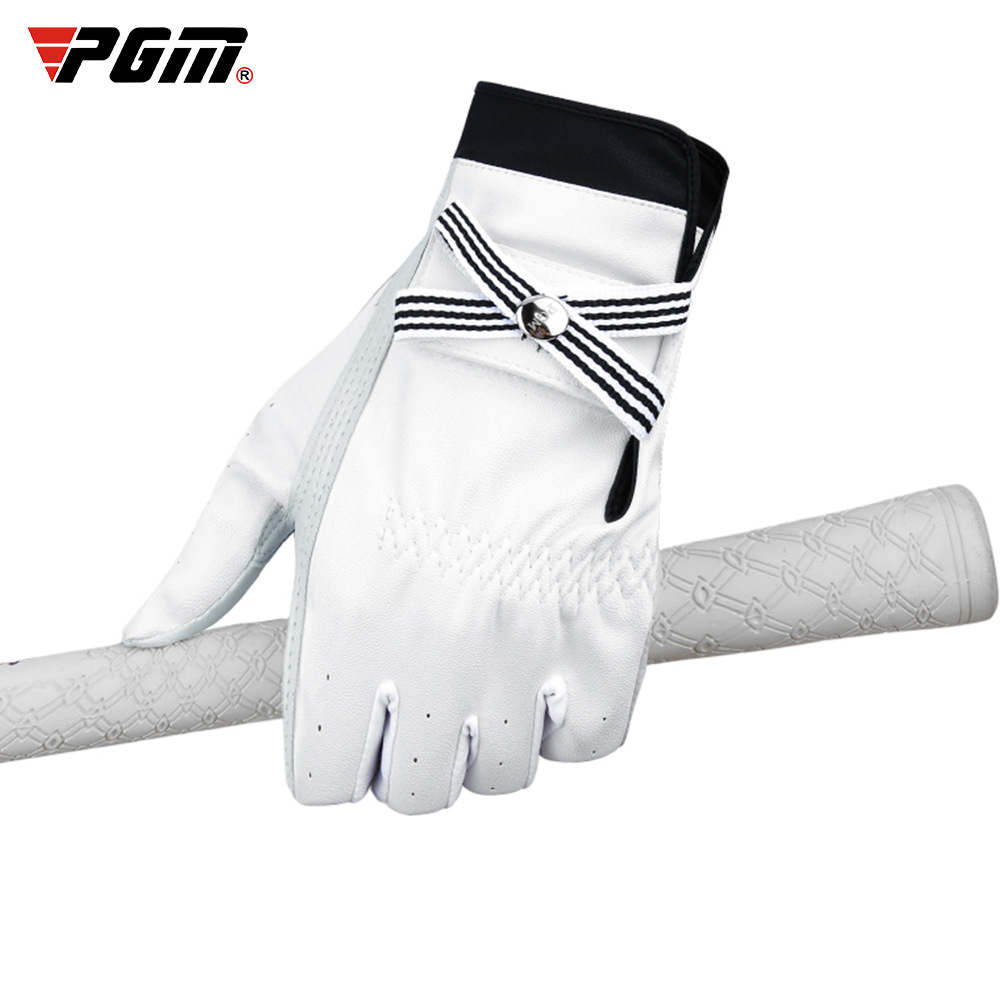 1 Đôi Găng Tay Da Cừu Thoáng Khí Chống Trượt Cho Nữ Chơi Golf