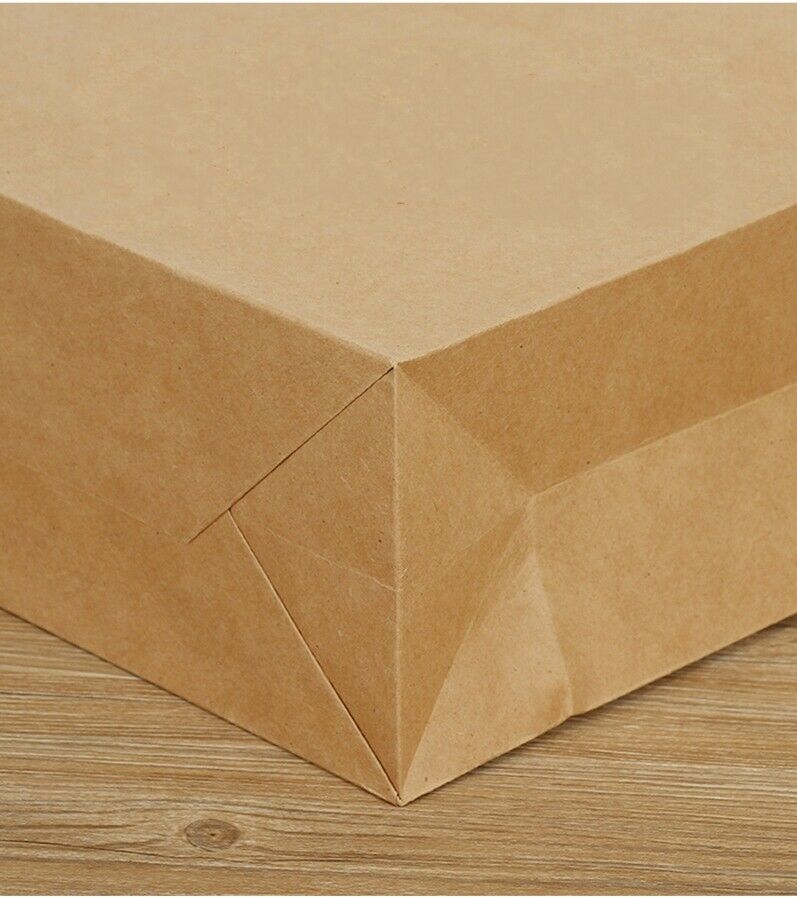 Túi Giấy Kraft Đựng Đồ Có Tay Cầm Xoắn Tiện Dụng Thân Thiện Với Môi Trường