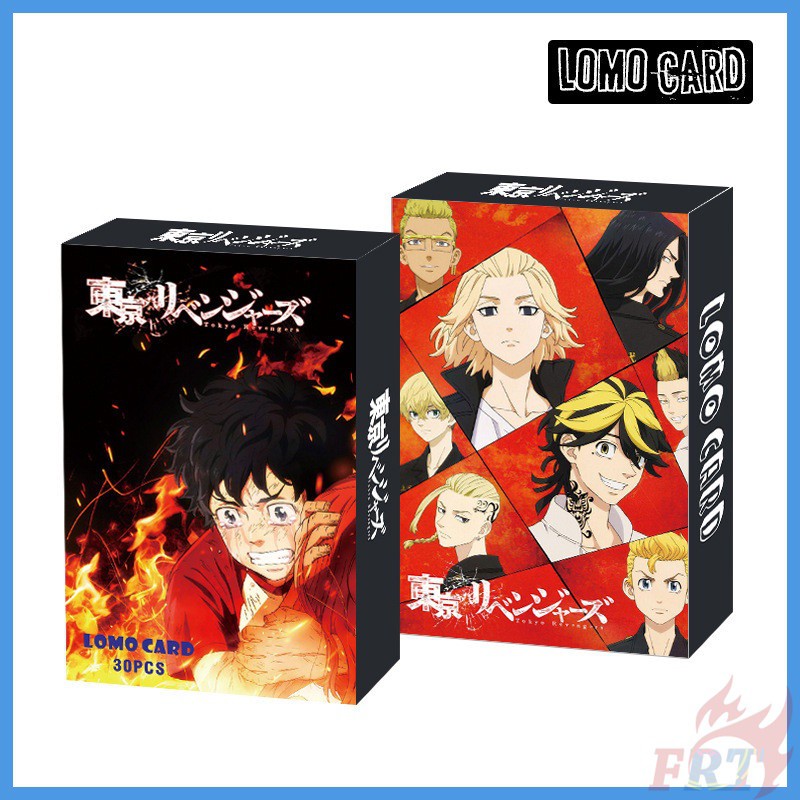 Set ảnh lomo TOKYO REVENGERS anime chibi manga KỊCH TRƯỜNG CỦA TAKEMICHI 30 tấm xinh xắn