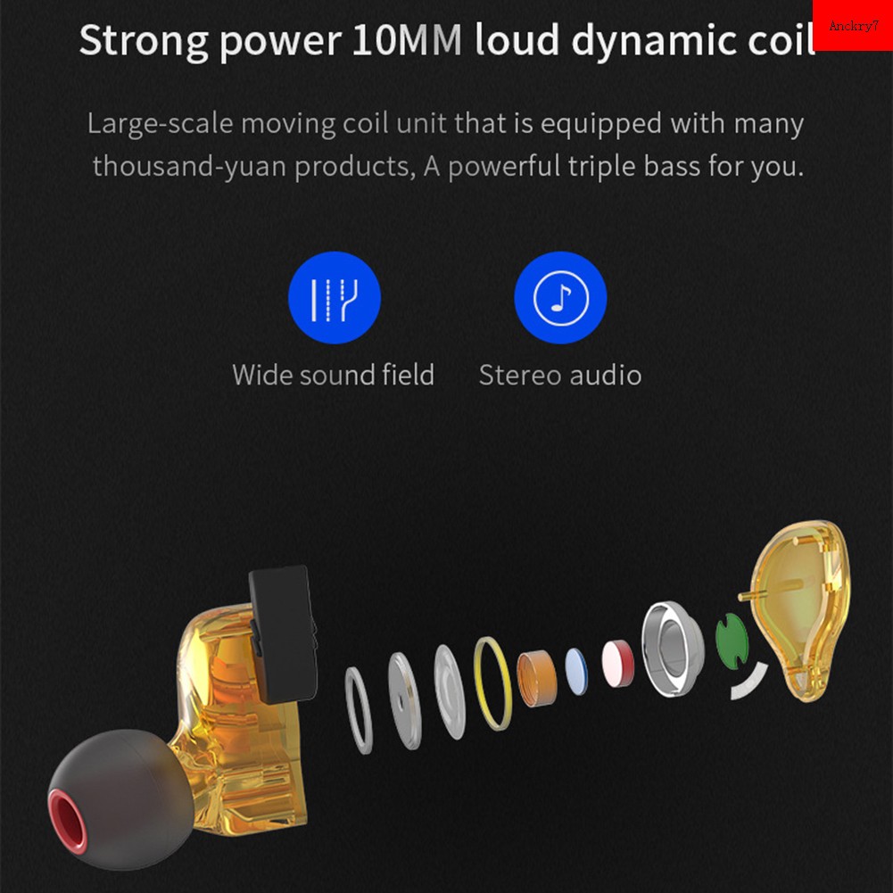 Tai Nghe Nhét Tai Chống Ồn Kèm Micro Qkz Ak6