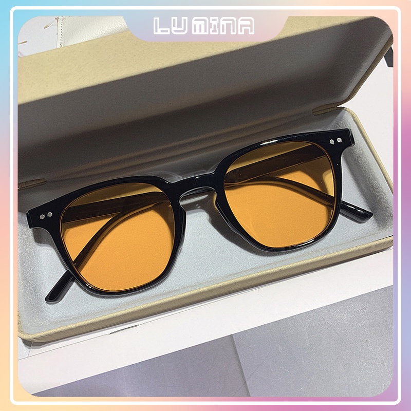Kính râm hai chấm ngang gọng nhỏ nhiều màu chống tia UV và bức xạ hottrend mix mat cùng ouffit cực đỉnh LUMINA 243