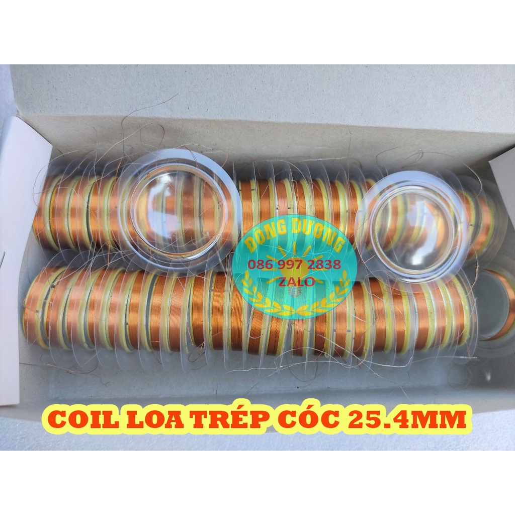 COIL TRÉP CÓC 25.4MM - CÔN CÓC 25.4MM - COIL LOA TREBLE RỜI