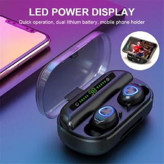 5.0 Headset bluetooth TWS Wireless Mini Earbuds 5D Stereo Bass In Ear Headphones