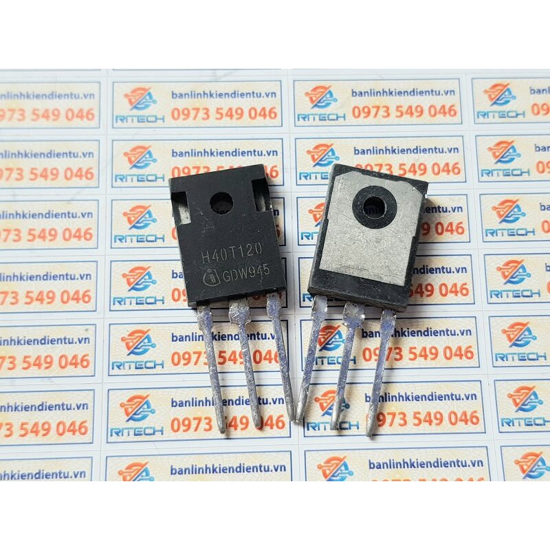 [Combo 2 chiếc] H40T120, IHW40T120 IGBT 40A-1200V TO-247 TM