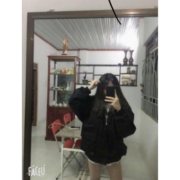 Áo SWEATER Trơn ĐEN UNISEX